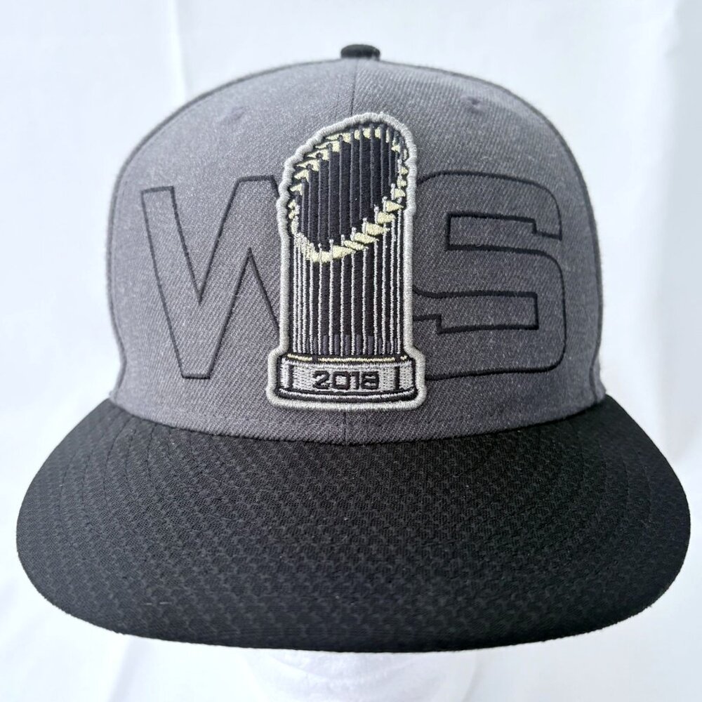 New Era MLB Boston‎ Red Sox 2018 World Series Trophy Snapback Baseball Cap Hat